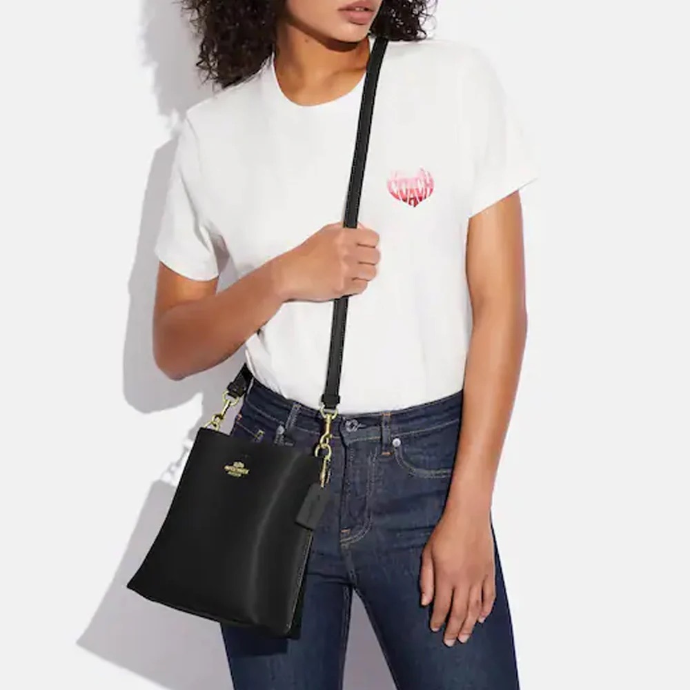 Coach Mollie bucket Crossbody with Gold Hardware
